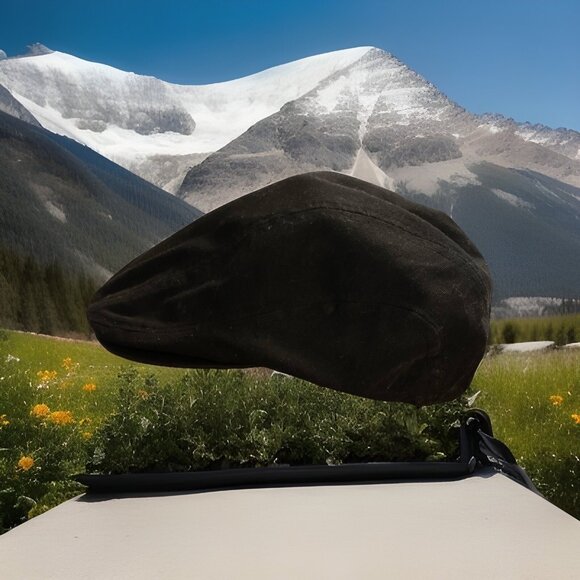 Polo Navy Blue Drivers Cap Hat Golf Hat Embroidered Logo Newsboy‎ L/XL U.S. Polo - Picture 1 of 8